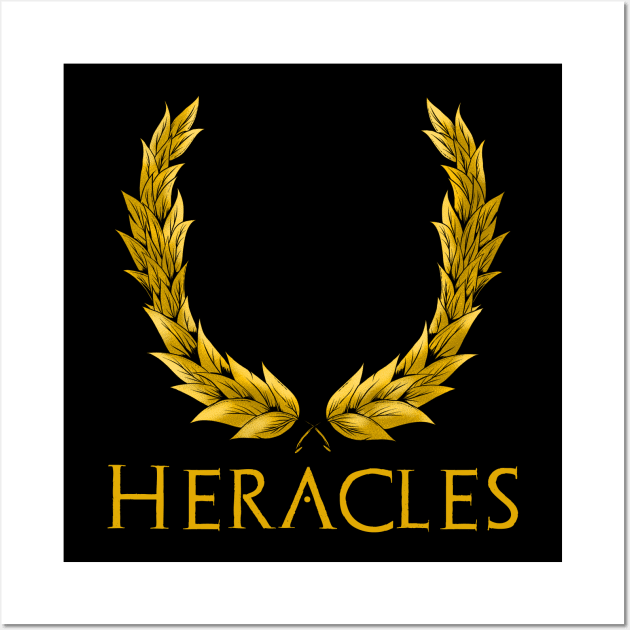 Heracles - Ancient Greek And Roman Mythology Wall Art by Styr Designs